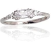 Diamond Sky Jewelry Sidabrinis žiedas su cirkoniais „Vienna“
