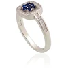 Diamond Sky Jewelry Sidabrinis žiedas su cirkoniais „Akmeninė Gėlė II“