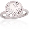 Diamond Sky Jewelry Sidabrinis žiedas su cirkoniais ir perlamutru „Star Cluster“