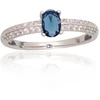 Diamond Sky Jewelry Sidabrinis žiedas su cirkoniais „Evening Star II“