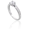 Diamond Sky Jewelry Sidabrinis žiedas su cirkoniais „Junona X“