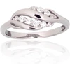 Diamond Sky Jewelry Sidabrinis žiedas su cirkoniais „Louise“