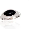 Diamond Sky Jewelry Sidabrinis žiedas su oniksu „Midnight Eye“