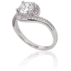 Diamond Sky Jewelry Sidabrinis žiedas su cirkoniais „Kometa“