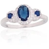 Diamond Sky Jewelry Sidabrinis žiedas su cirkoniais „Ferro IV“