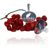Diamond Sky Jewelry Sidabrinis žiedas su koralais „Midnight Cat“