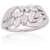 Diamond Sky Jewelry Sidabrinis žiedas su cirkoniais „Louise IV“