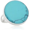 Diamond Sky Jewelry Sidabrinis žiedas su turkiu „Turquoise Moon“