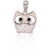 Diamond Sky Jewelry Vaikiškas sidabrinis pakabukas su cirkoniais „Owl IV“
