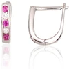 Diamond Sky Jewelry Vaikiški sidabriniai auskarai su cirkoniais „Confetti VI“