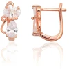 Diamond Sky Jewelry Vaikiški sidabriniai auskarai su cirkoniais „Katė V“