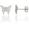 Diamond Sky Jewelry Vaikiški sidabriniai auskarai su cirkoniais „Tender Flight II“