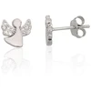 Diamond Sky Jewelry Vaikiški sidabriniai auskarai-vinukai su cirkoniais „Angels II“