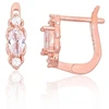 Diamond Sky Jewelry Vaikiški sidabriniai auskarai su cirkoniais „Teardrop Glow“