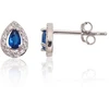 Diamond Sky Jewelry Vaikiški sidabriniai auskarai-vinukai su cirkoniais „Kristalo Lašas IV“