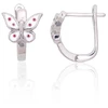 Diamond Sky Jewelry Vaikiški sidabriniai auskarai su emaliu „Summer Breeze“