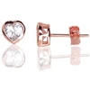 Diamond Sky Jewelry Vaikiški sidabriniai auskarai su cirkoniais „Amor“