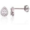 Diamond Sky Jewelry Vaikiški sidabriniai auskarai-vinukai su cirkoniais „Kristalo Lašas III“
