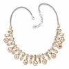 Diamond Sky Jewelry Vestuvinis vėrinys „Kristalo Šakelė (Golden Shadow)“ su Swarovski™ kristalais