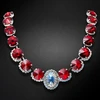 Diamond Sky Jewelry Vestuvinis vėrinys „Safi's Charm (Scarlet)“ su Swarovski™ kristalais