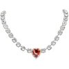 Diamond Sky Jewelry Vestuvinis vėrinys „Saint Valentine II (Raudona Magma)“ su Swarovski™ kristalais