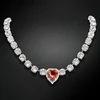 Diamond Sky Jewelry Vestuvinis vėrinys „Saint Valentine II (Raudona Magma)“ su Swarovski™ kristalais
