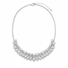 Diamond Sky Jewelry Vestuvinis vėrinys „Spring (Baltas Opal / Aurora Borealis)“ su Swarovski® kristalais