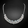 Diamond Sky Jewelry Vestuvinis vėrinys „Spring (Baltas Opal / Aurora Borealis)“ su Swarovski™ kristalais
