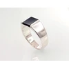Diamond Sky Jewelry Vyriškas sidabrinis žiedas su oniksu „Bastian IV“