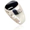 Diamond Sky Jewelry Vyriškas sidabrinis žiedas su oniksu „Maximilian VI“