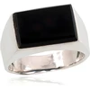 Diamond Sky Jewelry Vyriškas sidabrinis žiedas su oniksu „Bastian III“