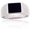 Diamond Sky Jewelry Vyriškas sidabrinis žiedas su oniksu „Bastian II“