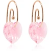 Marmara Sidabriniai auskarai „Juliet (Light Rose)“ su Swarovski® kristalais