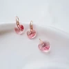 Marmara Sidabriniai auskarai „Juliet (Light Rose)“ su Swarovski® kristalais