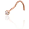 Diamond Sky Jewelry Auksinis pilvo auskaras su cirkoniais „Juno Mini XIII“
