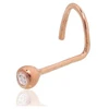 Diamond Sky Jewelry Auksinis pilvo auskaras su cirkoniais „Juno Mini XI“