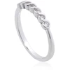 Diamond Sky Jewelry Sidabrinis žiedas su cirkoniais „Aurora Braid“