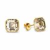 Spark Sidabriniai auskarai „Imperial II (Golden Shadow)“ su Swarovski® kristalais