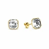 Spark Sidabriniai auskarai „Imperial II“ su Swarovski® kristalais