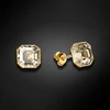 Spark Sidabriniai auskarai „Imperial II (Golden Shadow)“ su Swarovski® kristalais
