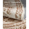 Songmics Apvalus kilimas 120 cm boho stilius