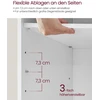 Songmics Vasagle Batų suolas su pagalvėlėmis ir 9 skyriais