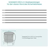 Songmics Batuto atsarginių stiklo pluošto strypų rinkinys, 6 vnt., 106,5 cm, viršutiniam kraštui