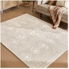 Songmics Boho stiliaus kilimas 140 x 200 cm, kapučino spalvos