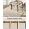 Songmics Kilimas 200x290 cm cappuccino spalvos