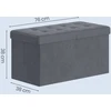 Songmics Pufas 38 x 76 x 38 cm
