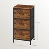 Songmics Komoda ruda-juoda