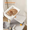 Songmics Kačių draskyklė su urveliais ir platformomis, 152 cm