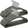 Songmics 50 drabužių pakabų rinkinys 43 x 21 cm pilkos spalvos