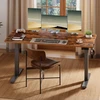 Songmics Reguliuojamo aukščio stalas 140 x 60 x 72-120cm